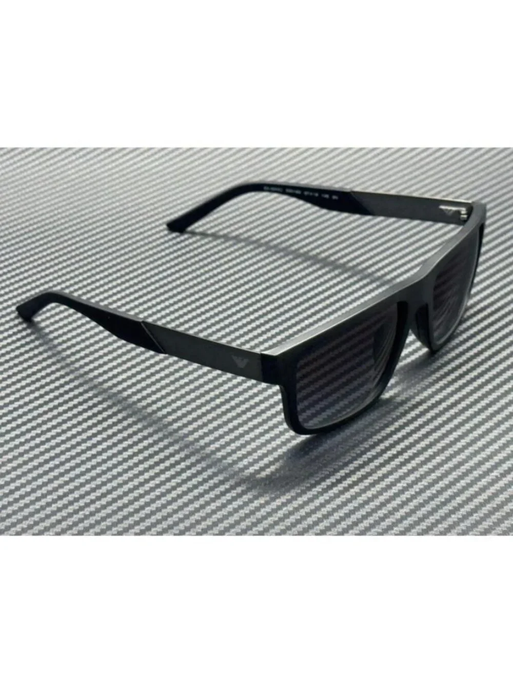 New Emporio Armani Men  Matte Black Sunglasses 57-18-145